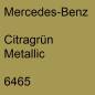 Preview: Mercedes-Benz, Citragrün Metallic, 6465.